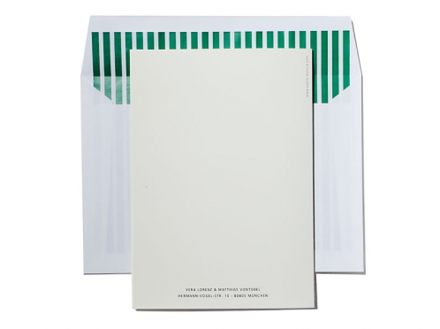 Danksagungskarte zur Hochzeit – ein stilvoller Gruß mit Zitronenillustrationen und schlichtem Design, der bei Ihren Gästen im Toskana-Flair schöne Erinnerungen weckt.